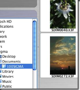 Changing the size of the Navigation Pane or Thumbnail Pane To change the relative size of the Computer and Thumbnail Panes, click and drag the splitter-bar located between the two panes.