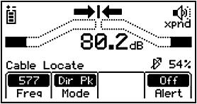 F. Expanded Mode VOL [1] (press up arrow) When the third ring of the speaker icon is dotted or broken and xpnd appears below the speaker icon as shown, the receiver is in Expanded mode.