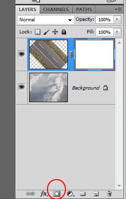 Once you have set the layers click on the road s layer select the transform tool and rotate 45o (Edit>Transform>rotate) and from
