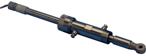 The sensor fits into a one-inch diameter insertion rod and is sealed into it by its O-rings. The insertion rod is held in place by a compression fitting that screws into the valve.