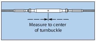 Tension Adjustment Fittings, cont'd Custom Cable Assemblies In-Line Turnbuckle Used in the middle of a cable assembly to provide additional tensioning capability on either extremely long cable runs