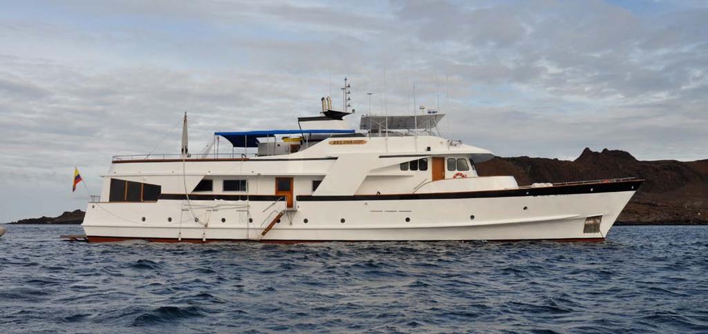 Deck Plan and Specifications Technical Specifications: The Beluga is a fully air conditioned, spacious and comfortable motor yacht. The salon is equipped with flat screen TV and DVD systems.