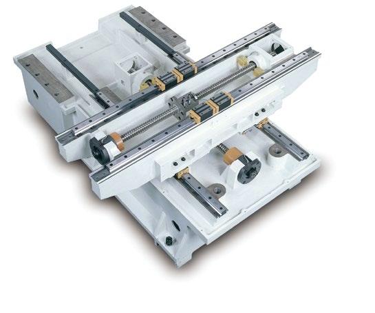 Wide machine base guarantees maximum structural stability One piece rear Y axis chip guard for maximum chip clearance designed with