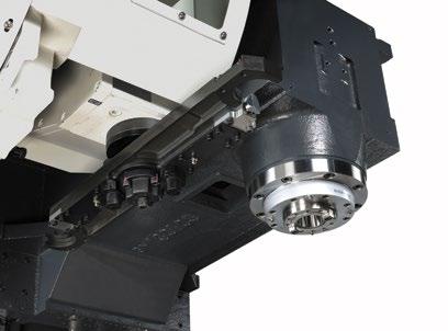 Tool Access Twin Arm BT40 / CT40 / DIN40 / JT40 24 / 32 (opt) Random Bi-Directional Directly Coupled Spindle Twin Arm Type