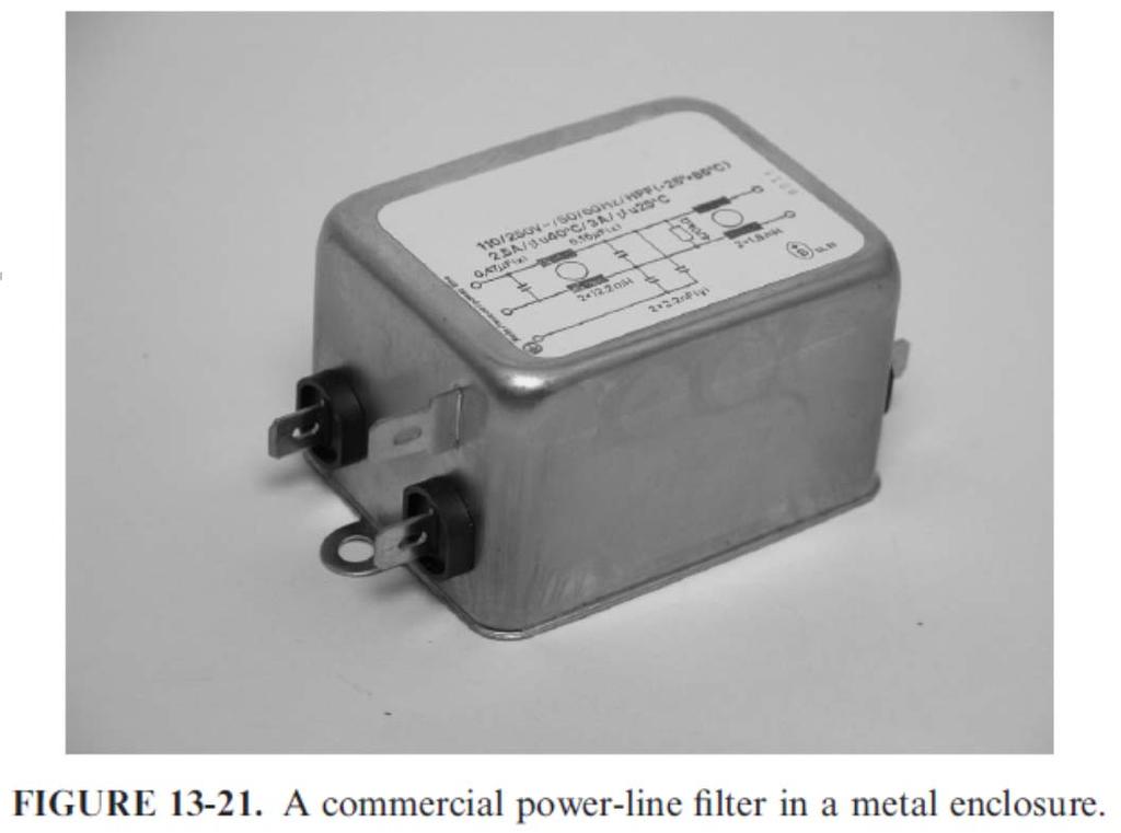 Filter Mounting Power-Line Filters The performance of this filter is as much, if not more, a function of how and where it is mounted, and how the leads are routed, as it is of the electrical design