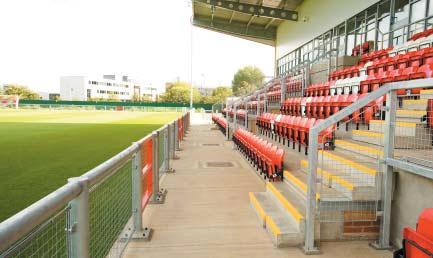 Sports Stadia Metalwork Here at M&G Olympic we appreciate that correctly specified and installed architectural