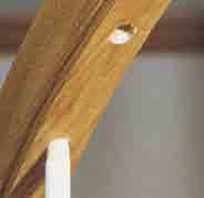 Profiled handrail is predrilled to easily accept our pin top balusters.