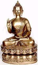 BUDDHIST ART Blessing Buddha Buddhism originally started in India through