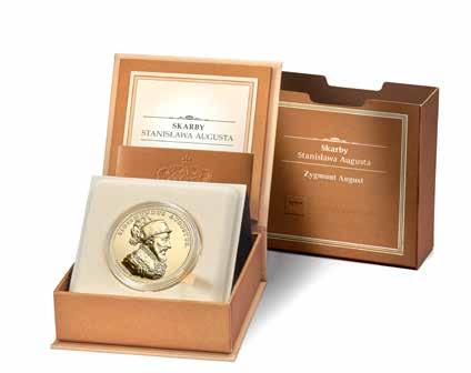 SIGISMUND-AUGUSTUS Collector coins Face value: 500 zł metal: Au 999.9/1000 finish: standard diameter: 45 mm weight: 62.
