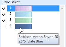 2 Click File, Preferences and ensure that Color Tolerance is selected (checked), and that Tie Off Before and After Trims is selected. 3 Click the View tab, and set the Grid size to 5mm.