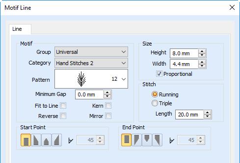 Decorate the Party Dress with Motifs 1 Click New and in the Design Options page of the Load Design Wizard select Load Sketch Embroidery, then click Next.