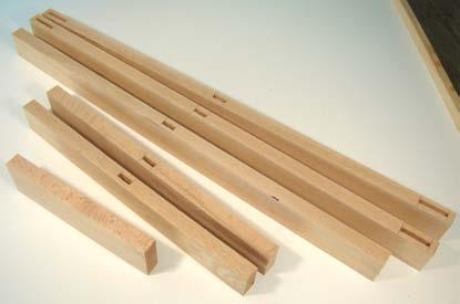 Mortising Cut 1/4-in. mortises 1-1/16-in. deep. The mortises are located 5/16-in.