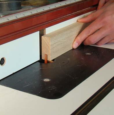 Cut the stiles to finished length. The board with no mortises is for the two muntins.