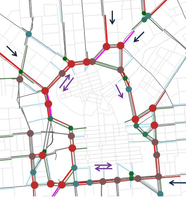 Mapping the capacity and performance of the arterial road network in Adelaide 4.