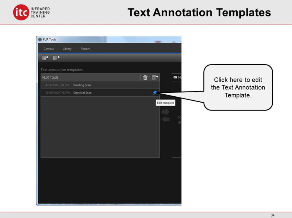 If you have an existing text template you can