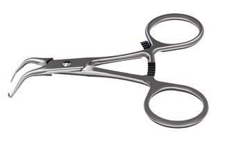 ALSO AVAILABLE 398.410 Reduction Forceps, with Points, wide, ratchet lock, length 132 mm 398.950 Termite Forceps, ratchet lock, length 90 mm 399.