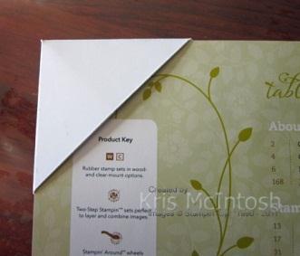 Attach the ribbon to the bookmark on the side where the pocket is and then tie the ribbon in a knot on the front.