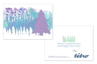Say it: Cards that grow wildflowers when planted Season s Greetings Card Send a merry message with this card that features a lovely wintry scene.