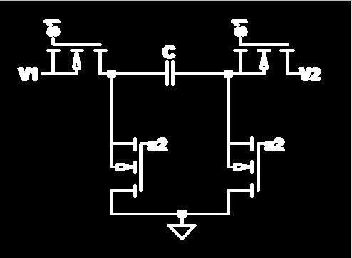 The switched-capacitor circuit implemented in this paper is the series-connected version seen in Figure 2 and the inverting version