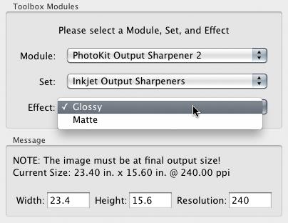 The last stage of sharpening would be for the final Output Sharpener after all other sharpening rounds and after the image dimensions and pixels per inch have been determined.