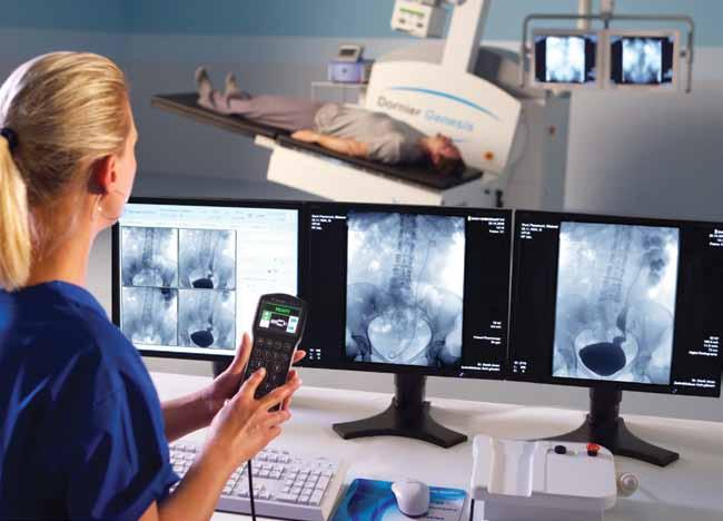 Integrated Functionality Procedure and display parameters are easily adjusted through the integrated design of the X-ray imaging system.