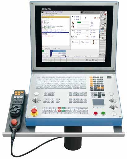 balancing of the grinding wheels Operation and display integrated in the control system up to 4 gauge heads interrupted diameters