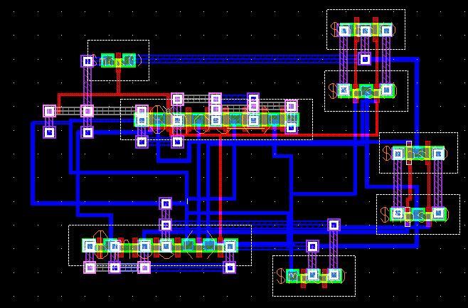 done using TSMC 180nm process technology at 1.5v. REFERENCES Fig. 12: Layout of carry chain of MMCC Adder VI.