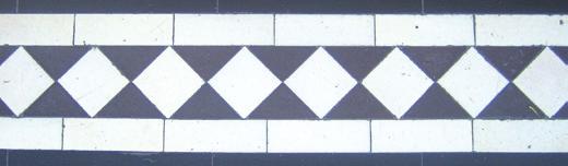 Fig. 4 Late 19th century geometric tiles.