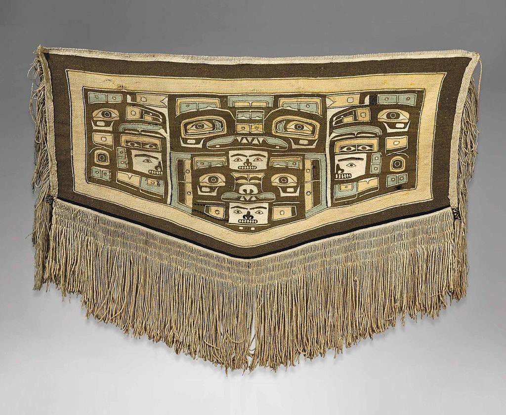 53 Pic. 8. Tlingit chilkat blanket (source: Chilkat weaving) Tlingit ornaments can look alike those of Ainu from a perfunctory point of view only.