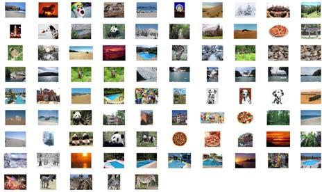 Color-based image retrieval Color-based image retrieval Given collection (database) of images: Extract and store one color histogram per image Given
