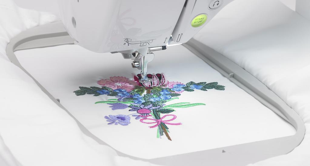 On-Screen Embroidery Editing Make changes to your embroidery directly on