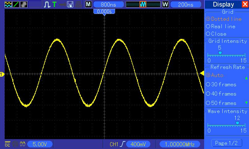 SEC/DIV Knob: Used to change the horizontal time scale so as to magnify or compress the waveform horizontally.