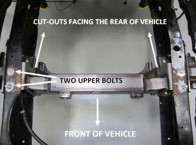 View From Top of Engine Bay Drivers Side Motor Mount Figure 8 Figure 9 7) Now the suspension components can be installed. Start with the upper control arms. There isn t a specific right or left.