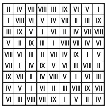 does. Roman Numeral Sudoku Follow Sudoku Rules.