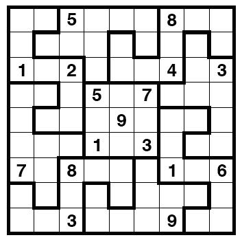Inverse-Digital Letter Sudoku Follow Sudoku rules, except that the letters A through I are