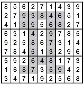 white cells. 0 Just One Cell Sudoku - Composition Follow Sudoku Rules.