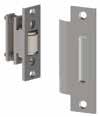 LATCHES & PROTECTION PLATES 1442 Roller Latch with Full Lip Strike Meets ANSI A156.