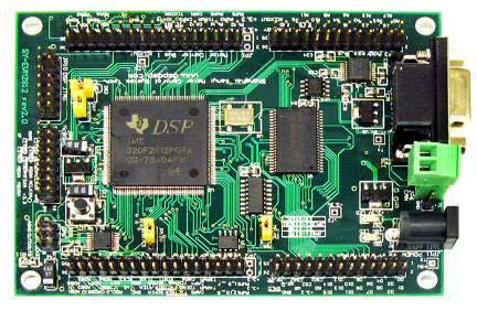 Figure 1-1 Texas Instruments 2812 DSP Board Board was chosen for its easy integration into a Simulink model and capability of Auto- Code Generation.