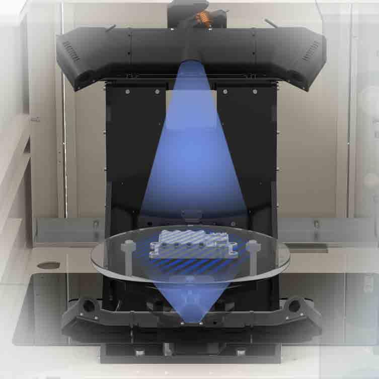 The CyberGage360 is a blue light 3D Scanning System powered by CyberOptics breakthrough, patented 3D scanning technology that enables metrology-grade accuracy by inhibiting optical