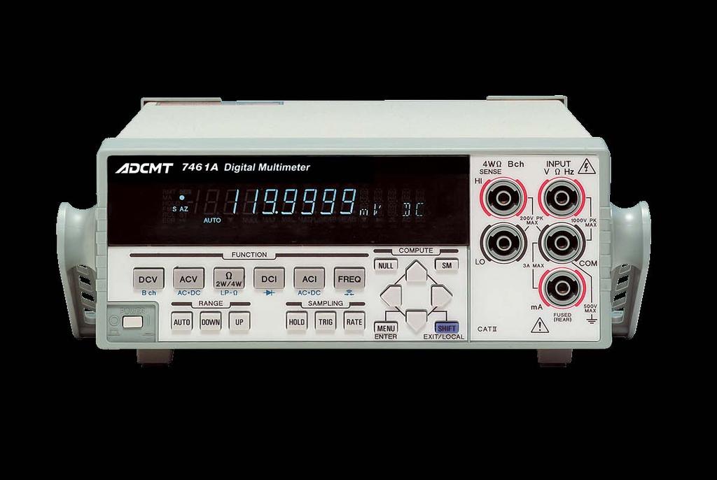 These multimeters realize high-speed sampling performance with selective sampling modes by adopting the newly developed A/D converter, supporting a variety of applications including digitization of