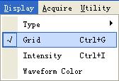 3.8.2 Display Grid Click Display in main menu.