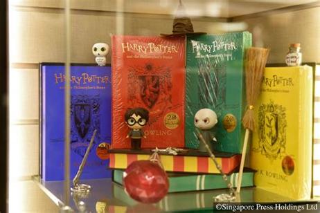 Local news A Harry Potter exhibition has launched in London to celebrate 20th anniversary of the Philosopher's Stone There will be broomsticks and magic wands on display as well as J.