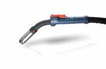 SZ connection SZ connection SZ connection EURO connection EURO connection EURO connection MIG/MAG Manual welding torch MHW 610 Type of cooling water cooled Capacity with mixed gas 600 A Capacity with