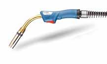 MIG/MAG Manual welding torch MHG 320 Euroline Type of cooling gas cooled Capacity with mixed gas 320 A Capacity with CO² 340 A Special feature Ball joint Duty cycle (ED) 60% Wire thicknesses 0.8-1.