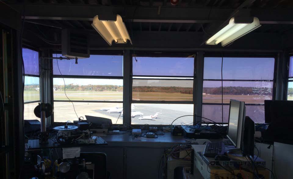 Flight Facility Tower Cab View of airfield to