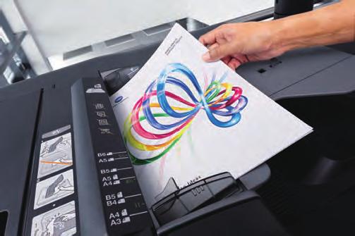 High productivity and superior durability For frequently used A3 size, a high-speed colour scanner is equipped for productivity that is the highest level in its class.