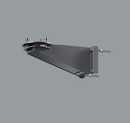 Clamping plate or second traverse for fixing on upright supporting pole to be ordered separately. Upright supporting pole ø 60-89mm to be ordered separately. Weight 2.