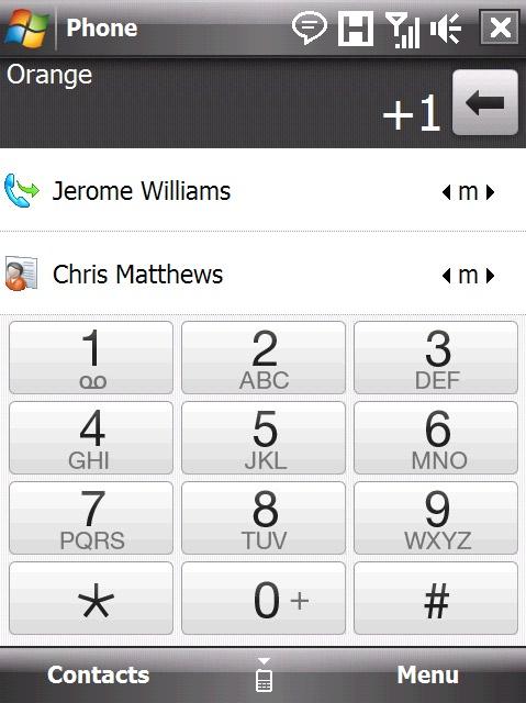 2.2 Apeluri vocale Efectuarea unui apel Efectuarea unui apel din ecranul Telefon 1. Apăsaţi Start > Phone (Telefon). Notă 2. Folosiţi tastatura pentru a introduce numărul de telefon.