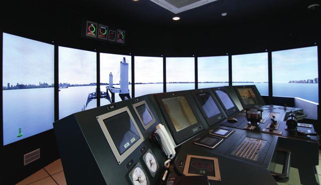 NAUTIS FULL MISSION BRIDGE SIMULATORS - DNV CLASS A TOTAL IMMERSION, TOTAL REALISM, FULL MISSION BRIDGE Realistic training on board actual high quality ship bridge replicas becomes possible with the