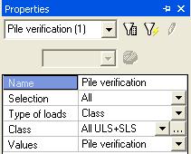 Selection The user may perform the verification either on all pile plans or only selected pile plans. The selection of pile plans is carried in a unique manner.